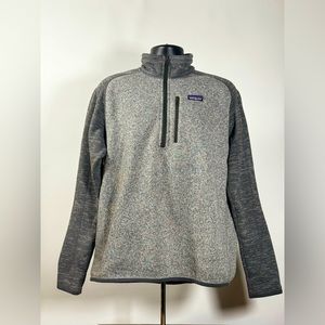 Patagonia Gray Pullover Quarter Zip